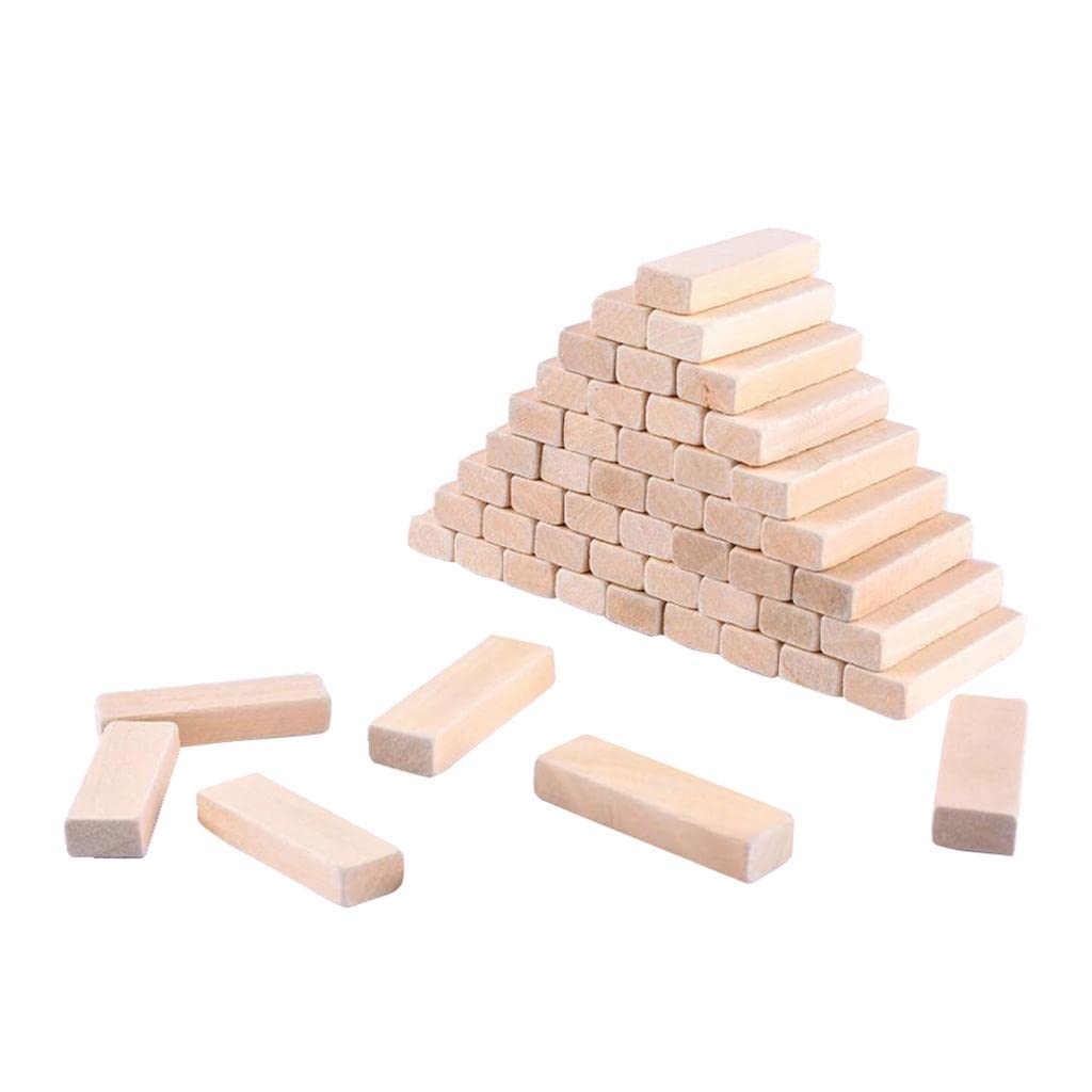 EHJRE Wood Carving Blocks - Set of 50 Wooden -2in - Wood Rectangle Blocks Unfinished Wood Boards for Beginner Crafts, Painting, Wood Carving - WoodArtSupply