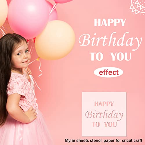 16 Pack 6 Mil Clear Mylar Stencil Sheets, 12" x 12" Blank Reusable Plastic Template Sheets for Cricut, Laser Cutting, Gyro-Cut Tool Template Material Sakola