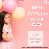 16 Pack 6 Mil Clear Mylar Stencil Sheets, 12" x 12" Blank Reusable Plastic Template Sheets for Cricut, Laser Cutting, Gyro-Cut Tool Template Material Sakola