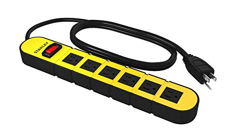 Stanley 31605 ShopMax PS 6-Outlet Metal Power Strip - WoodArtSupply