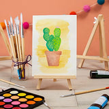 Juvale 6-Pack Wooden Easel, Mini Easel Stands and Place Card Holders for Table Top Artwork Display, Invitations, Photos, Party Favors, DIY Arts and Juvale