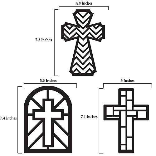 VHALE Suncatchers Craft 3 Sets (9 Cutouts) w Tissue Papers Stained Glass Effect Paper Sun Catcher Kit, Window Art, Classroom Crafts, Creative Art VHALE