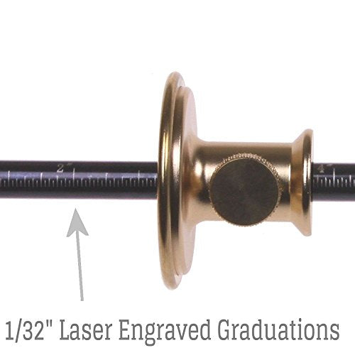 iGaging Wheel Marking Gauge with 1/32nd & 1mm scale - WoodArtSupply