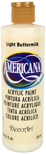 DecoArt DA164-9 Americana Acrylics, 8-Ounce,Light Buttermilk DecoArt