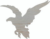 Eagle Wood 6" Shape, Unfinished Real Wooden Animal Cutout NEXTCraft