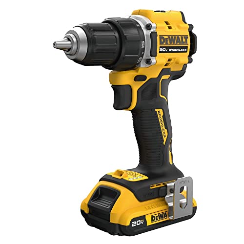 Dewalt DCD794D1 20V MAX ATOMIC COMPACT SERIES Brushless Lithium-Ion 1/2 in. Cordless Drill Driver Kit (2 Ah) - WoodArtSupply