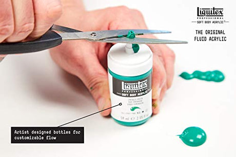 Liquitex Professional Soft Body Acrylic Paint, 12 x 22ml (0.74-oz), Essentials Set Liquitex