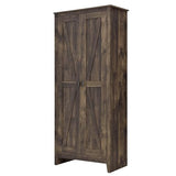Ameriwood Home Farmington 32" Storage Cabinet in Brown SystemBuild