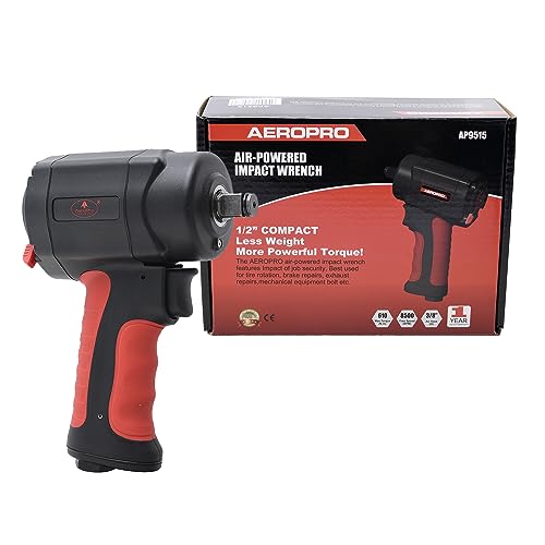 AEROPRO TOOLS 1/2-Inch composite Mini Air Impact Wrench(AP9515),compact design with 500FT-LBS strong torque AEROPRO TOOLS INC