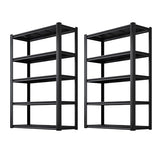 REIBII Garage Shelving Heavy Duty Garage Storage Shelves, Extra Large Adjustable Storage Rack with 5-Tier Metal Shelving Unit, 2050LBS Loads Heavy REIBII