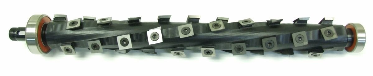 Byrd Tool OEM Shelix cutterhead for Dewalt planer DW735 - WoodArtSupply