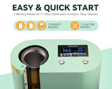 GO2CRAFT Auto Seamless Tumbler Heat Press Machine for Full Print, Automatic Rotation Advanced Cup Heat Press with Fast & Even Heating, 4 Memory Modes GO2CRAFT