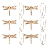 Sewroro Unfinished Wood Crafts 50pcs Unfinished Wooden Dragonfly Unfinished Wood Cutouts Blank Wooden Paint Crafts Home Decoration Craft Project Wood Sewroro