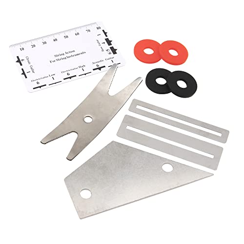 20Pcs Yootones Guitar Tool Kit Repairing Maintenance Tools with String Organizer Guitar Winder String Cutter String Action Ruler Gauge Yootones