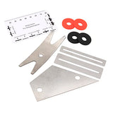 20Pcs Yootones Guitar Tool Kit Repairing Maintenance Tools with String Organizer Guitar Winder String Cutter String Action Ruler Gauge Yootones