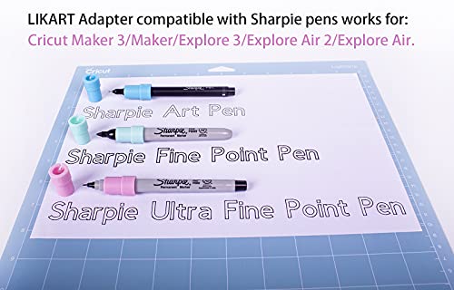 CRAVERLAND Pen Adapters for Cricut Joy, 8 Pack Pen Holders Accessories Tools Compatible with (Sharpie/Pilot/BIC/UM153/Cricut) Pens