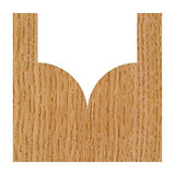 Whiteside Router Bits 1572 Point Cutting Round Over Bit with 1/4-Inch Radius, 1/2-Inch Cutting Diameter and 1/2-Inch Cutting Length Whiteside