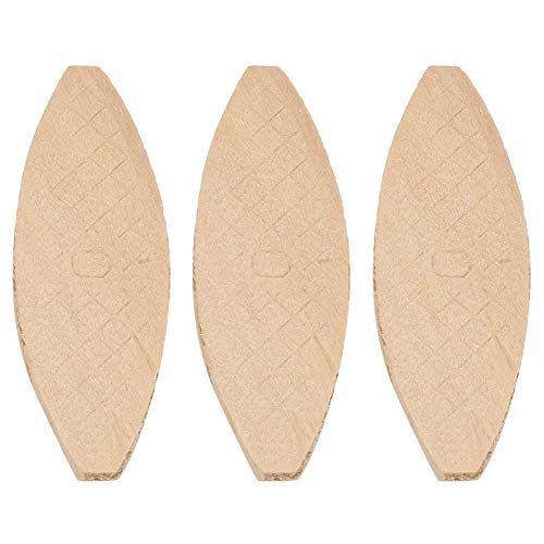 143 100Pcs Wood Biscuits Woodworking DIY Tenoning Biscuit Joiner Beech Dowel Cork Pieces for Splicing Wood Boards After Tenoning Machine(0#) - WoodArtSupply
