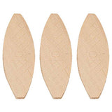 143 100Pcs Wood Biscuits Woodworking DIY Tenoning Biscuit Joiner Beech Dowel Cork Pieces for Splicing Wood Boards After Tenoning Machine(0#) - WoodArtSupply