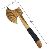 Adventure Awaits! - 2-Pack - Wooden Toy Axe Hatchet - Handmade - Lightweight Wood Toy Hatchet Set for Outdoor Play Adventure Awaits!