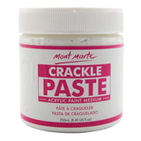 Mont Marte Crackle Paste Premium 8.45 US fl.oz (250ml) Tub for Texture Painting Effect with Opaque Finish, Ideal for a Range of Surfaces MONT MARTE
