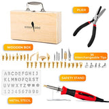 Premium Wood Burning Kit 43PCS, Dual Power Mode Wood Burner Pen Tool with 36Tips & Accessories All In A Wood Storage Case - Complete Gift For An Scissor-Tailed