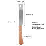 Eboxer Small Hand Saw, Japanese Double Edge Pull Saw with Wooden Handle, Flush Cutting Trim Tool for Carpentry, 12In ASHATA