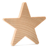 Wood Star Cutouts 1 inch by 3/16 inch, Pack of 100 Wooden Stars for Crafts, Christmas, and July 4th, by Woodpeckers Woodpeckers
