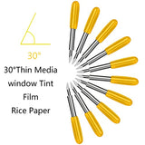 50 Pcs Replacement Blades Compatible with Explore Air /Air2/Air 3 /Maker/Maker 3 Cutting Machines - 10PCS Fine Point Blade, 30PCS Standard Blades and AUNKZL