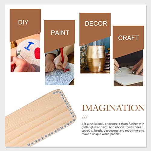 Sewroro Blank Oars Wooden Paddle Wood Boat Dazed and Confused Costume Unfinished Wooden Oar Wood Canoe Paddle Wooden Frat Paddle DIY Painting Wooden Sewroro