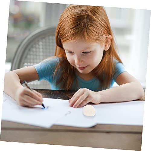 EXCEART 8pcs Painting Stone White Decor River Rocks Smooth Painting Rocks Painting Kindness Rocks Bundle River Kids Decor Painting Pebbles EXCEART