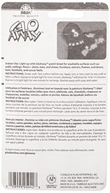 Plaid Glo-Away Washable Acrylic Paint (4-Ounce), 5042 Glow-in-the-Dark White Plaid