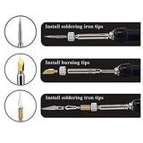 heyous 23pcs Wood Burner Tips Set Pyrography Brass Wood Burning Tip for Wood Pyrography Carving Embossing Soldering DIY Crafts heyous