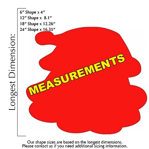 Christmas Santa Head Unfinished Cutout, Wooden Shape, Paintable Craft Build-A-Cross