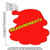 Christmas Santa Head Unfinished Cutout, Wooden Shape, Paintable Craft Build-A-Cross