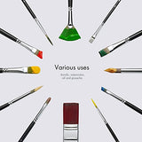 ARTIFY 24 Pieces Paint Brush Set, Expert Series, Enhanced Synthetic Art Supplies with Brush Holder and Palette Knife for Acrylic, Oil, Watercolor and ARTIFY art supplies
