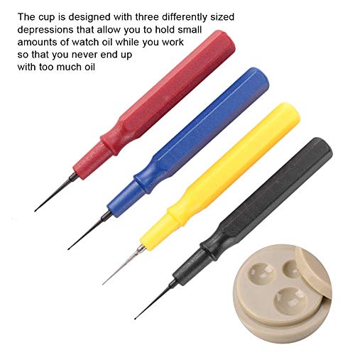 Precision Oiler Pen, Watch Oil Tool Oilers Plastic Watch Repair Kit Watch Oil Pen Watchmaker Repair Tool Brrnoo