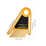 Featherboard for Table Saws, Adjustable Double Feather Board with Plastic Slide Block Gasket and Screws, Professional Multipurpose Table Saw Liccx