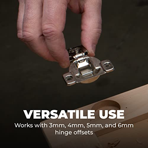 Kreg KHI-Hinge Concealed Hinge Jig - Drill Perfect Holes for Cabinet Hinges & Hardware Installation - Cabinet Door Hinge Tool - Cabinet Hardware Jig KREG