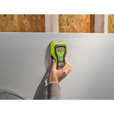 RYOBI Stud Finder with multiple LED's to indicate the full width of the stud. One-handed operation, ESF5002 Ryobi