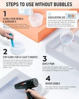 Smallbudi Epoxy Resin Kit 1 Gallon - Crystal Clear Epoxy Resin Not Yellowing & Bubbles Free Non-Toxic Resin Supplies for Casting Coating Art DIY Smallbudi