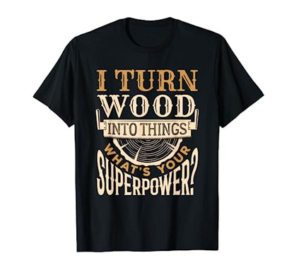 Wood Carving Chainsaw Carving T-Shirt Gift for Wood Carver