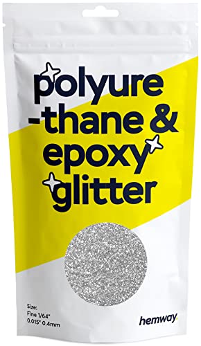 Hemway Polyurethane & Epoxy Glitter Metallic Glitter Crystals for Epoxy Resin Crafts, Tumblers, Arts, Crafts, Internal and External 500g / 17.6oz - - WoodArtSupply