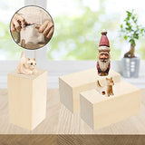 ACXFOND 10 Pack Basswood Carving Blocks, 4x2x2 inch Unfinished Wood Blocks for Crafts, Wood Carving Blocks Cubes for Home, Arts, Crafts, Class, ACXFOND