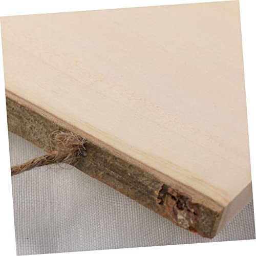 MAGICLULU 2 Pcs Unfinished Wood Sign Hanging Message Board Sign for Front Door Wood Wall Front Door Sign Wall Hanging Board Arts and Crafts for Kids MAGICLULU