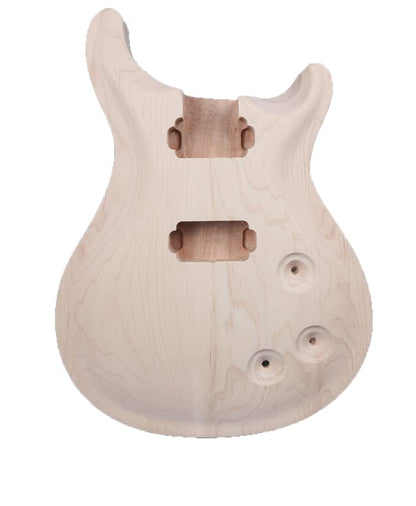 Electric guitar body Blank Maple Mahogany Solid wood Set In DIY Electric Guitar Body Unfinished For PRS Style Guitar body Replacement - WoodArtSupply