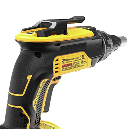 DEWALT 20V Max Drywall Screwgun, Tool Only (DCF630B) - WoodArtSupply