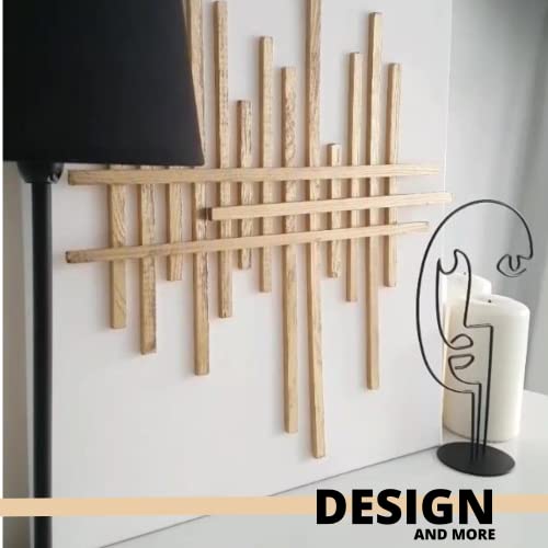 20PCS Square Basswood Dowel Rods – 3/8 x 12 Inch Bass Wood Rods Long Wooden Sticks for Arts and DIY Projects Unfinished Wood Dowel Rod Craft Sticks YARRD