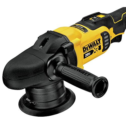 DEWALT 20V MAX* XR Cordless Polisher Kit, Variable-Speed, Random Orbit, 5-Inch (DCM848P2) DEWALT