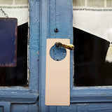 Operitacx 20Pcs Wood Door Knob Hanger Blank Wooden Door Knob Signs Cutouts for DIY Craft Unfinished Door Sign Direction Signs Operitacx